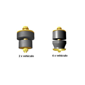 Jgo. Taco cabina Dodge p/up 100/200 c/bulon (K-4945)