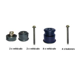 Jgo. Taco cabina Ford 2000-duty c/bulon (K-2910)