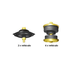Jgo. Taco de cabina Sil. 97 S*10 blazer c/bulon (K-3913)