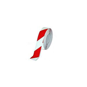 Cinta antideslizante rojo y blanco 50.8mm (R.20 mt)